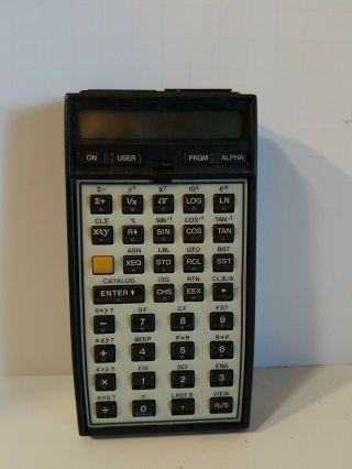 Vintage Hewlett - Packard 41CX Calculator with Case & Quick Reference. 2