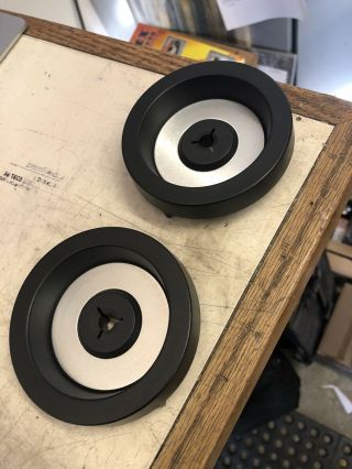 Pair Tandberg Nab Hubs Adapters For Vintage Reel To Reel Tape Deck Looks