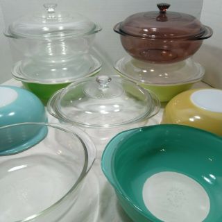Vintage Pyrex 2 Qt Casserole Dish Or Bowl 024 624 Borosilicate Many To Choose