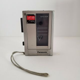 Vintage Panasonic Mini Cassette Tape Player/recorder Model Rq - 360