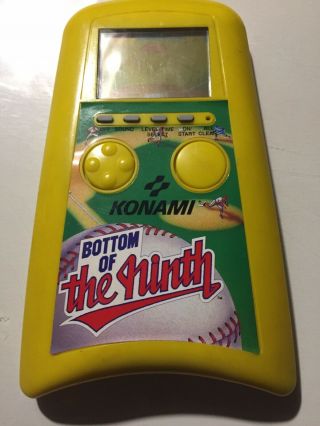 Bottom Of The Ninth 1989 Konami Handheld Electronic Game Vintage Work