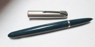 Vintage Parker 51 Teal Aerometric Filler Fountain Pen