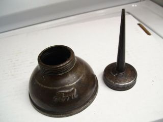 Vintage Ford Motor Co.  Oil Can Model A T Era Tractor Auto Hot Rod Oiler Part Oem
