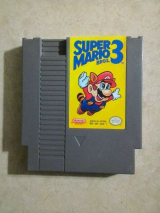 Mario Bros.  3 Nintendo Nes Vintage Game Cartridge