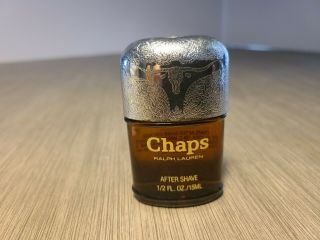 Vintage Chaps By Ralph Lauren After Shave Splash 1/2 Oz