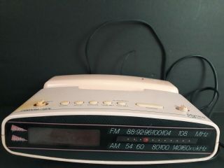 Vintage Soundesign Phone & Am/fm Clock Radio Model 7535 Pink - Nn