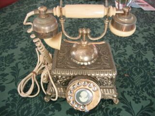 Vintage Ornate Telephone With Rotary Dial - Unknown Order