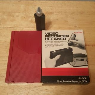 Vintage Allsop Video Head Cleaner For Beta Betamax Player Recorder Vcr
