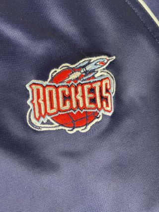 Vintage NBA Houston Rockets Shooting Jacket Team Apparel Large 2