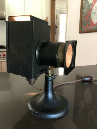 Vintage Industrial Lamp Bausch & Lomb Optical Co.  Rochester Ny
