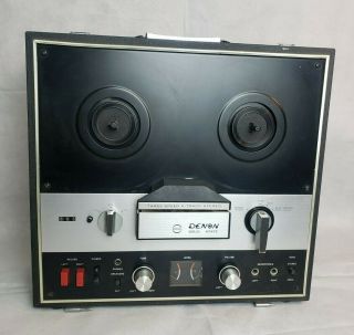 Denon Stereo Tape Recorder Vintage Reel To Reel 7h41ed
