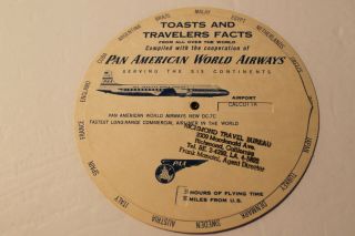 Time & Toast Selector: Pan American World Airways Dc - 7c Depicted.  1950 