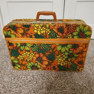 Vintage Bantam Travelware Suitcase Set 60s 70 