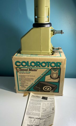 Vintage Colorotor Antenna Rotator Channel Master Model 9510a Housing & Motor