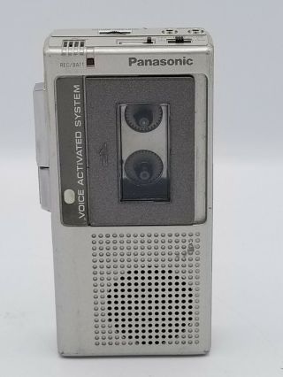 Vintage Panasonic Rn - 109 2 Speed Voice Activated Micro Cassette Recorder