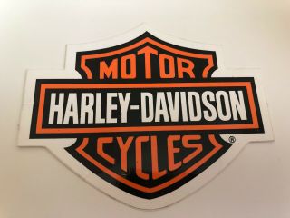 Harley - Davidson 4 " X 3 1/4 " Bar & Shield Sticker Oem