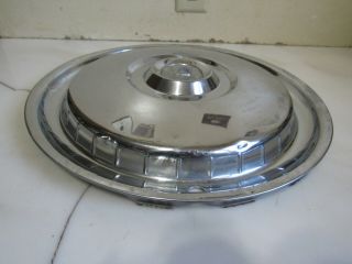 Vintage Set of 3 1955 1956 Ford Car Hubcaps FAIRLANE CROWN VICTORIA WAGON 3