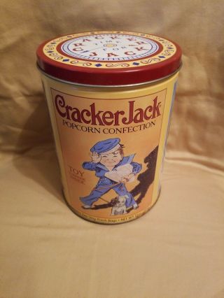 Vintage 1991 Cracker Jack Limited Edition Second In Series Collectors Tin