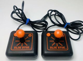 Vintage Suncom Slik Stik Joystick Controller For Atari 2600 & Commodore
