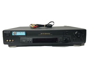 Vintage Sony Hi - Fi Sterio Vcr Plus Slv - N71 4 Head Video Cassette Player/recorder