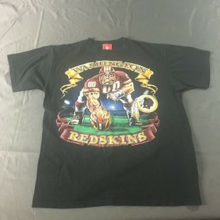 Vintage Washington Redskins Nfl Football T Shirt Size Large