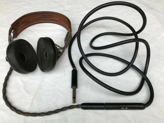 Vintage Wwii Utah - Chicago R - 14 Receiver Headphones For Signal Corps U.  S.  Army