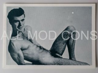Vtg 5 X 7 Photo Print Male Nude Gay Interest Beefcake Muscle Physique 195
