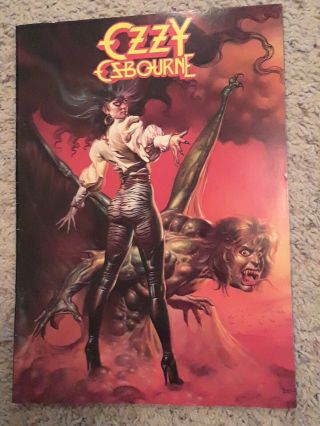Vintage Ozzy Osbourne The Ultimate Sin 1986 Concert Tour Book