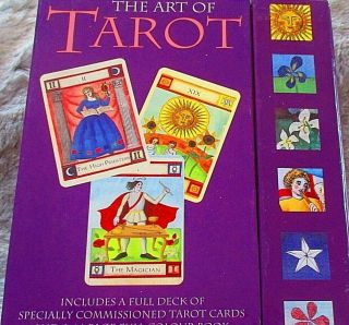 The Art Of Tarot Liz Dean 78 - Card Tarot Deck & Guidebook Vintage Esoteric