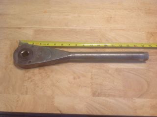 Vintage Lowell Wrench Tool Co 3/4 " Square Female Drive Ratchet No.  24 Heavy Duty