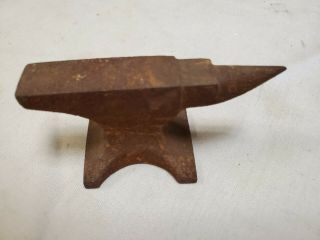 Very Small Vintage Iron Anvil 7.  1 Oz