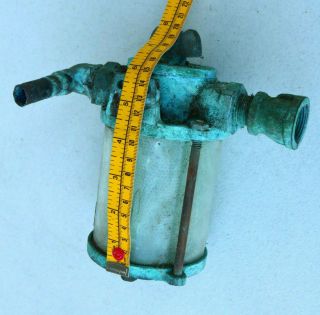 Vintage Bronze Marine Inlet Water Strainer Needs Some Tlc Old Patina Jf