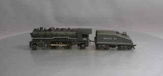 Marx 1666 Vintage O 2 - 4 - 2 Steam Locomotive & Tender