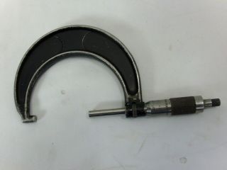 Vintage Brown & Sharpe No.  63 2 - 3” Outside Micrometer Usa Machinist Tool