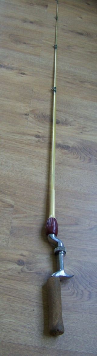 Vintage South Bend Glass Fishing Rod 4 Ft.  8 In.