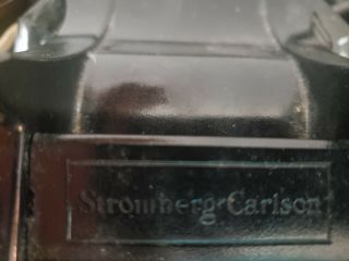 Vintage 1940 ' s Stromberg Carlson Black Rotary Desk Metal Telephone 1243 Phone 2