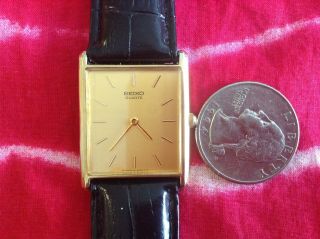 Vintage Watch Mens Seiko Quartz Japan 6530 - 5080 5 Jewels
