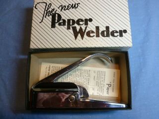 Vintage Paper Welder Crimper