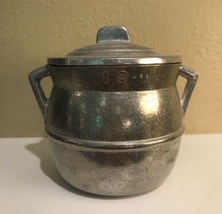 Vintage Wilton Armetale Bean Pot/soup Pot With Lid Matte Finish -