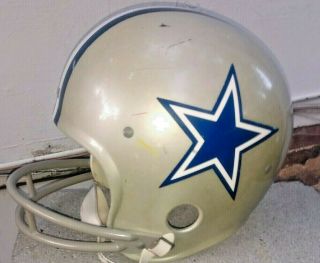 Dallas Cowboys Vintage Rawlings Football Helmet Roger Staubach Hnfl 70s 1979