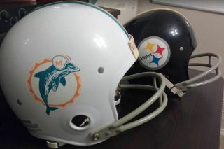 Vintage Rawlings Air Flow Hnfl Helmets: Pittsburgh Steelers