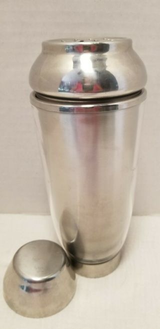 Vintage Stainless Steel Cocktail Shaker