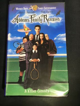 RARE Vintage 1998 Addams Family Reunion VHS Video Tape And Addams Family 2