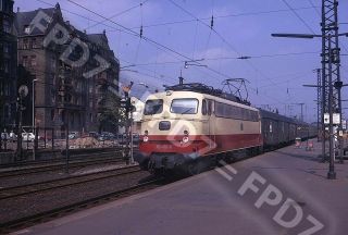 Slide Germany Db Electric 112.  490 Action;mainz;july 1971