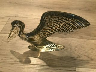 Vtg Large Abraham Palatnik Lucite Acrylic Pelican Bird Sculpture