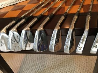Vintage Macgregor Mt Colokrom M85 Tour Forged Iron Set - Rh,  Matching 3 - Pw. ,  Sw