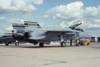 35mm Slide Military Aircraft/plane Usn F - 14a 159623 Dec 1992 P1107