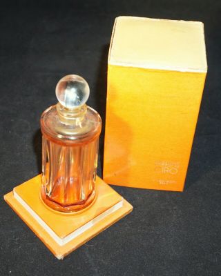 Vintage Ciro Commercial Perfume Bottle With Orange Box