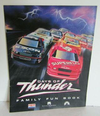 Days Of Thunder Family Fun Book / Booklet