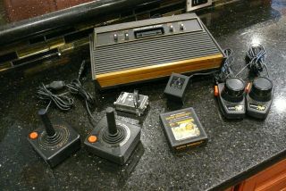 Atari 2600 Vintage Electronic Computer Console Tv Game System ✨read All✨